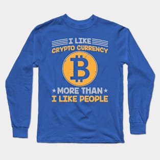 Crypto Over People Long Sleeve T-Shirt